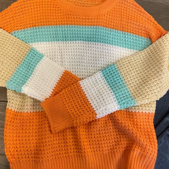 Colorful Knit Sweater - Picture 3 of 4